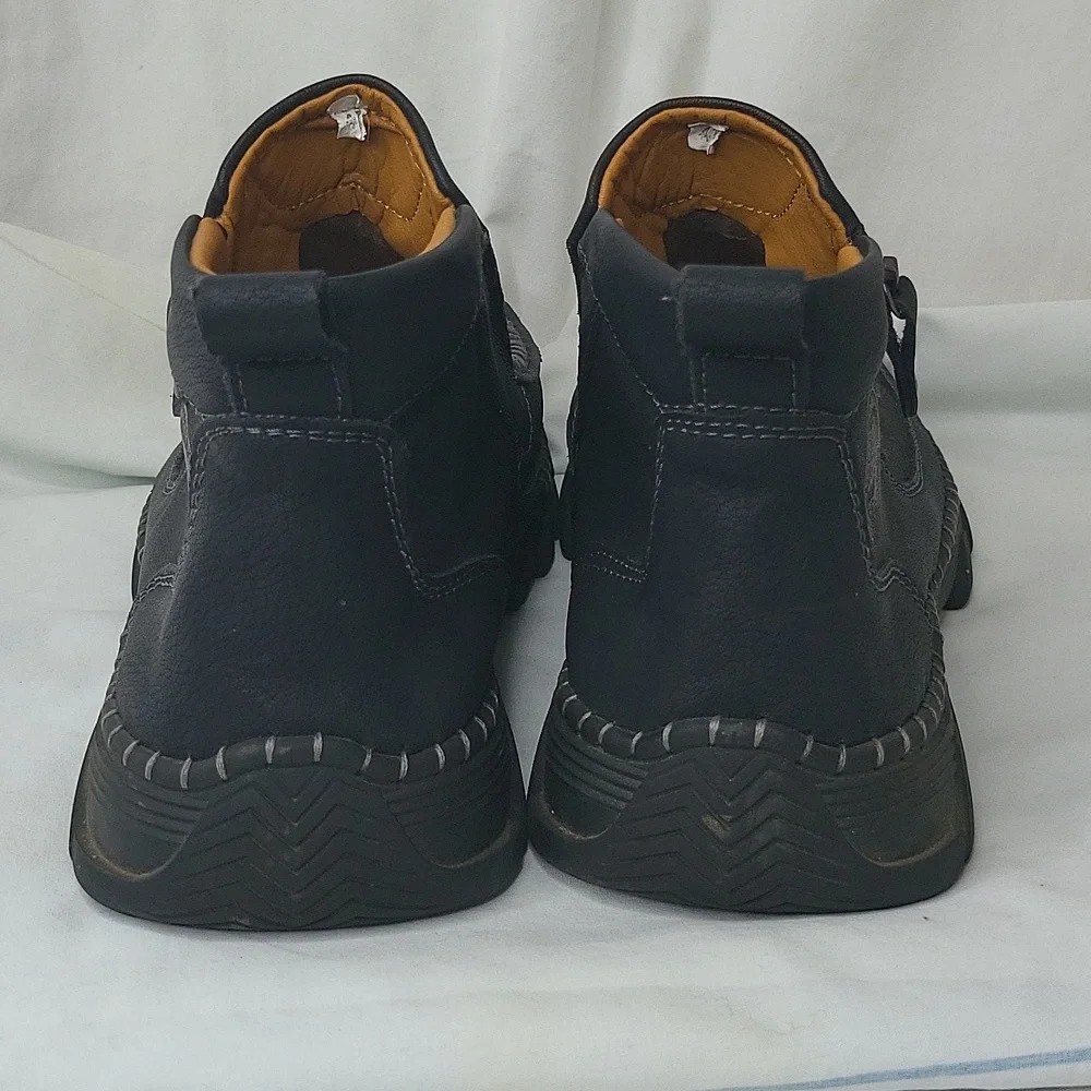 MEN'S chukka boots casual loafers non slip ankle booties